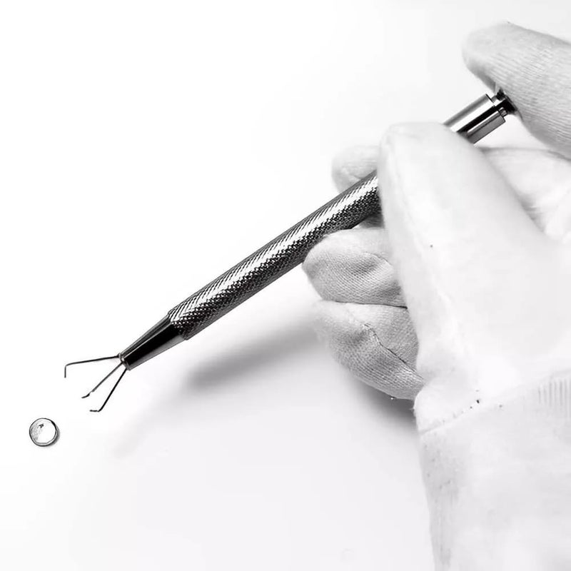 ATAR Diamond Holder Pick-up Tool 4 Prong 5 Prong Slide Lock Diamond Gems Prong Tweezer Catcher Grabber Jewelry Making Jewelers Tool. - Image 2