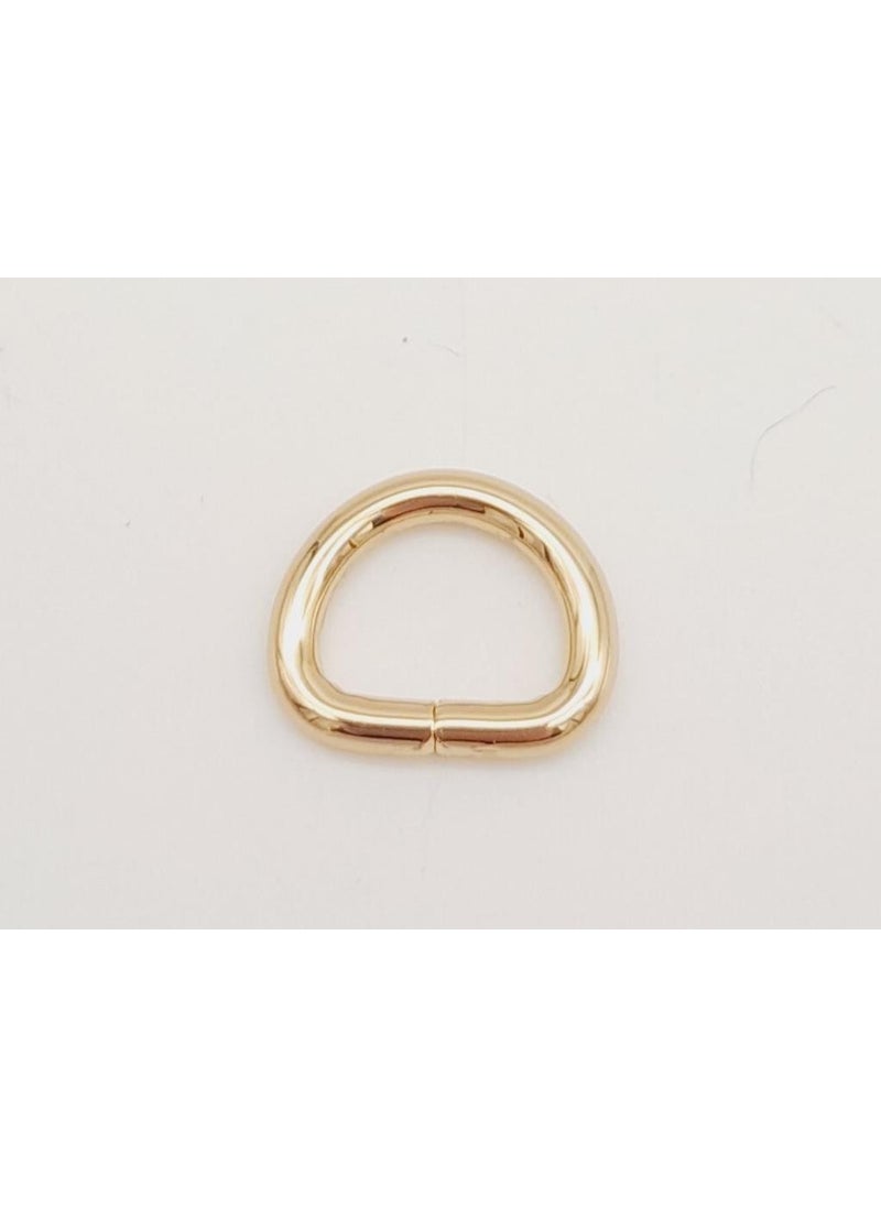 Angel Çanta Aksesuar Angel Bag Accessory D Ring 1.3 cm Light Gold 1 Piece  - Image 1