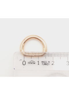 Angel Çanta Aksesuar Angel Bag Accessory D Ring 1.3 cm Light Gold 1 Piece  - Image 2