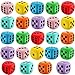 Cotiny 24 Pack 236 Inch Large Dice EVA Foam Colorful Jumbo Game Dice for Board Game Classroom Party Favors Learning Tools 8 Colors - Image 2
