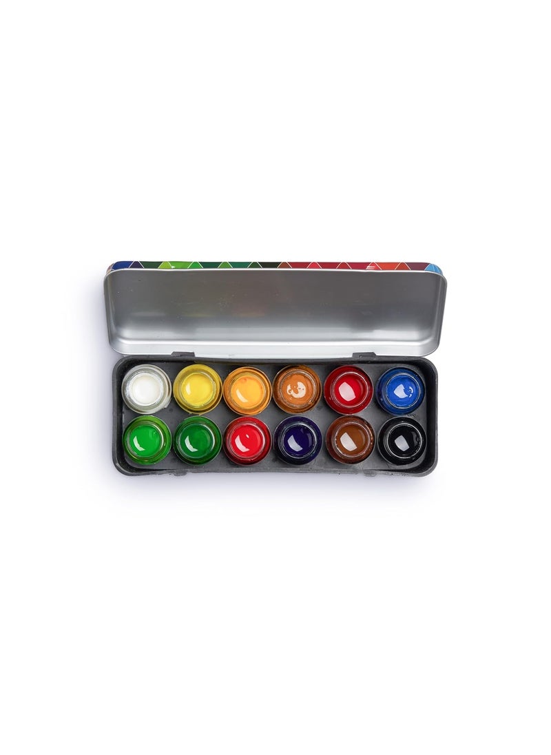 camel Camel Premium Poster Color - 15Ml Each, 12 Shades, Multicolor  - Image 3