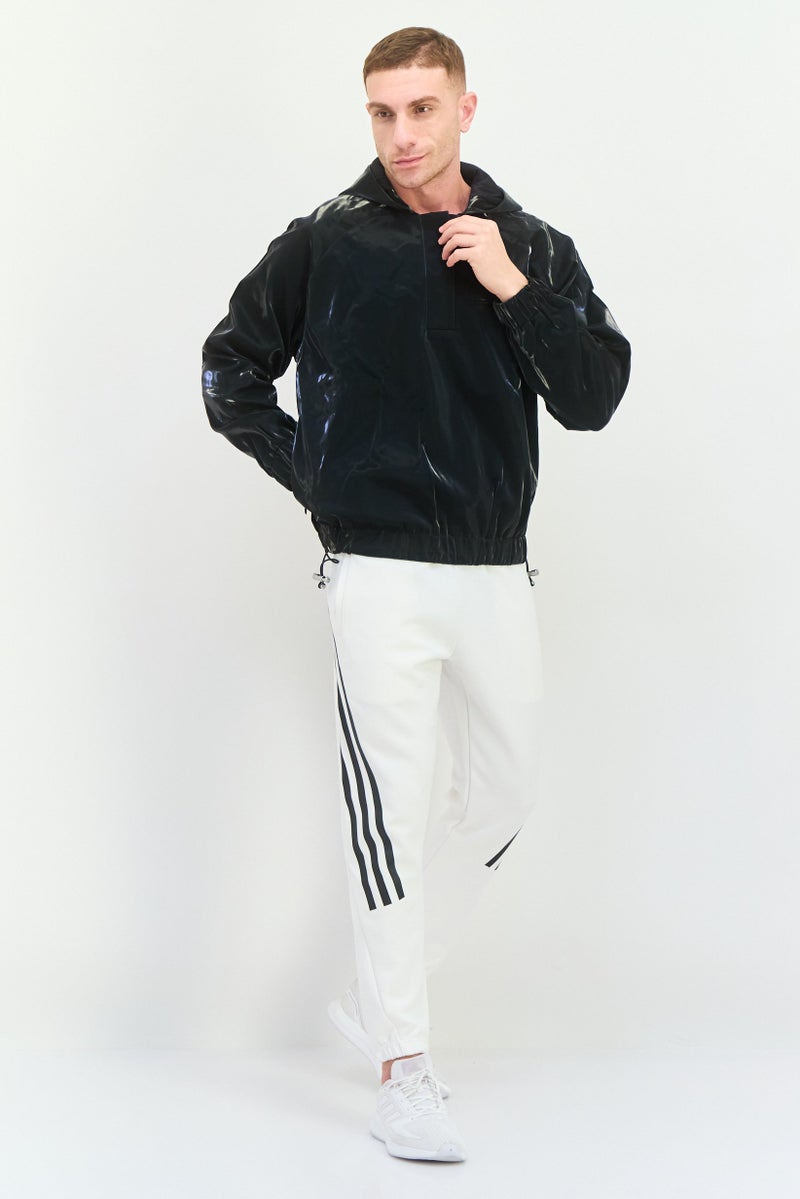 adidas Originals Men Sportswear Fit Long Sleeve outdoor Jacket, Black  - Image 4