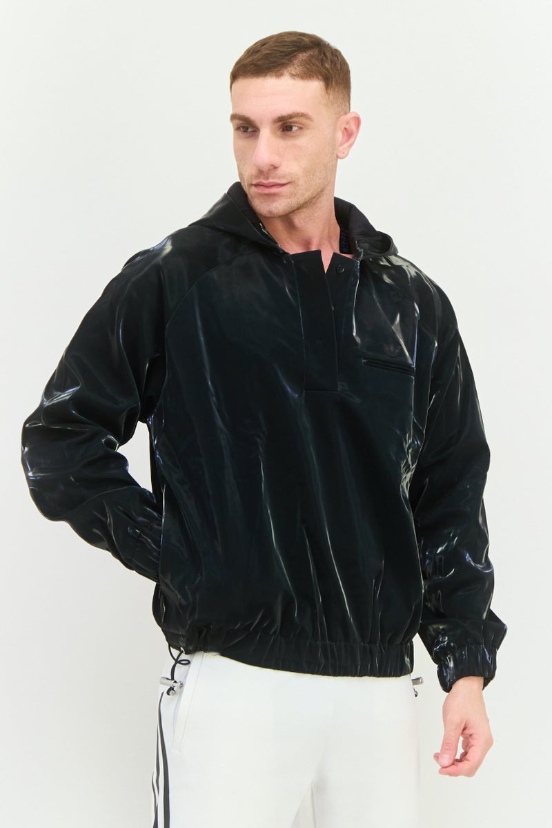adidas Originals Men Sportswear Fit Long Sleeve outdoor Jacket, Black  - Image 1