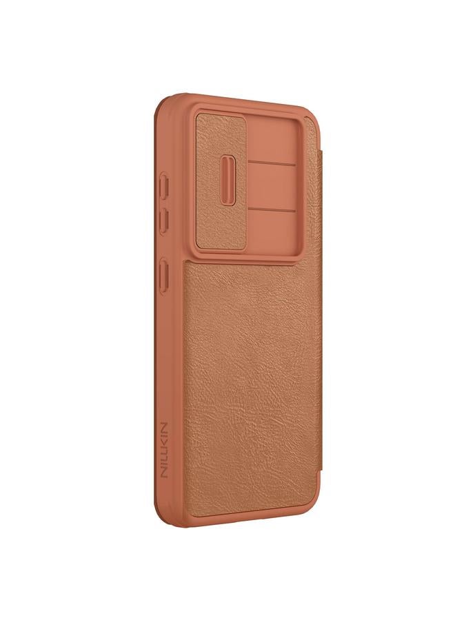 Nillkin Case For Samsung Galaxy S25+ 5G QIN Series Pro Sliding Camera Cover Design Leather Phone Case - Image 2