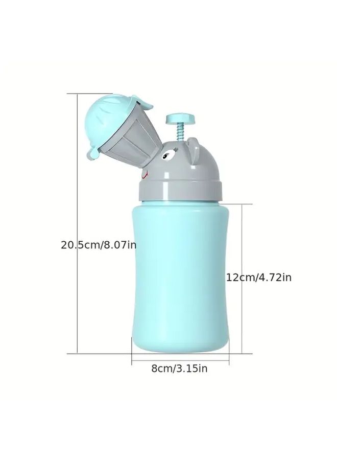 Leak Proof Potty Training Toilet With Soft Cushioned Seat In Blue Easy Clean Portable Design - Image 2