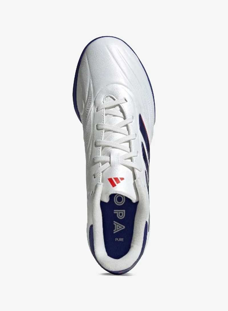 adidas كوبا بيور 2 ليج تي اف أحذية كرة قدم بيضاء 3.5