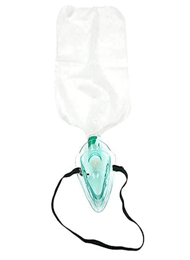 Control D High Concentration Oxygen Mask with Reservoir Bag High Concentration Oxygen Mask with Reservoir Bag Reusable (Transparent, Pack of 1) - Image 2