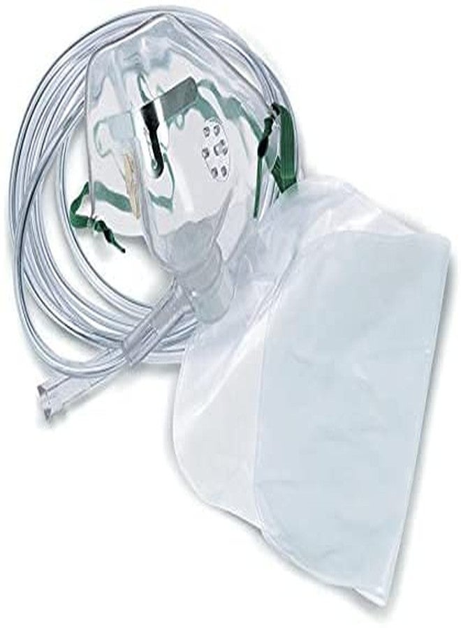 Control D High Concentration Oxygen Mask with Reservoir Bag High Concentration Oxygen Mask with Reservoir Bag Reusable (Transparent, Pack of 1) - Image 3