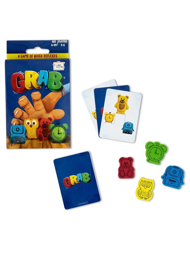 Trunk Works Trunk Works Grab Game | Quick Reflexes, React, Slam, Family Fun | 6+ Yrs for Kids, Pack of 1  - Image 1