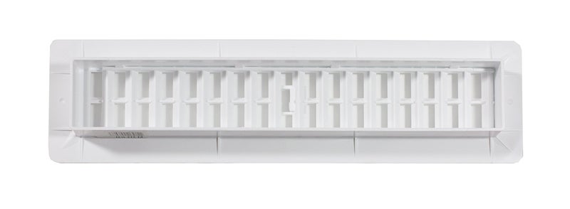 Decor Grates PL212-WH 2-Inch by 12-Inch Plastic Floor Register, White - Image 2