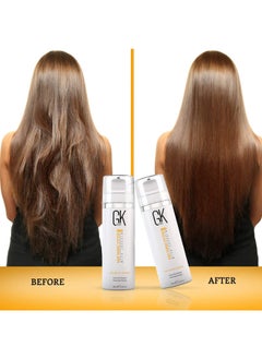 GK Hair Leave In Conditioner Cream (4.4 Fl Oz/130ml) Conditioning Hydrating Smoothing Moisturizing & Frizz Control For Dry Damaged Hair Taming before Swimming or Exercise  - Image 4