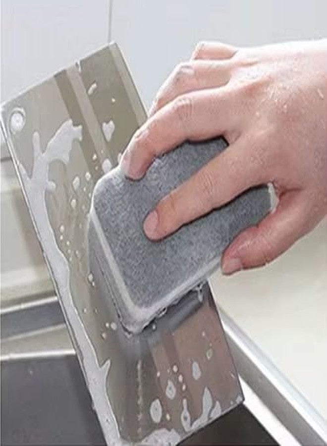 PKI Smart Essentials Dual-Sided Grey Cellulose Sponge with Gentle Scouring Pad – Multi-Purpose for Kitchen, Commercial, and Outdoor Cleaning (Set of 6) - Image 5