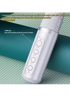 SU.YOSD YS-220 Outdoor Karaoke Speaker Big Strap Speaker With Dual UHF Wireless Microphone White  - Image 3