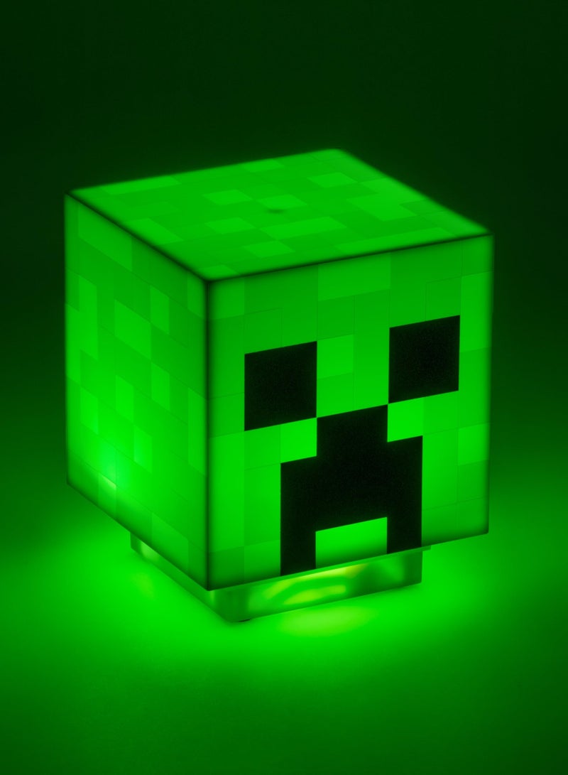 ماين كرافت مصباح مكتب كريपर من مينكرفت بمؤثرات صوتية كريपर، مصباح ليل متحرك لغرفة الأطفال أو تزيين غرفة اللاعب - هدايا مينكرفت - Image 3