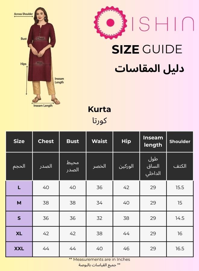 ISHIN Women's Deep Green Rayon Printed Tunic Straight Fit Kurta - Image 4