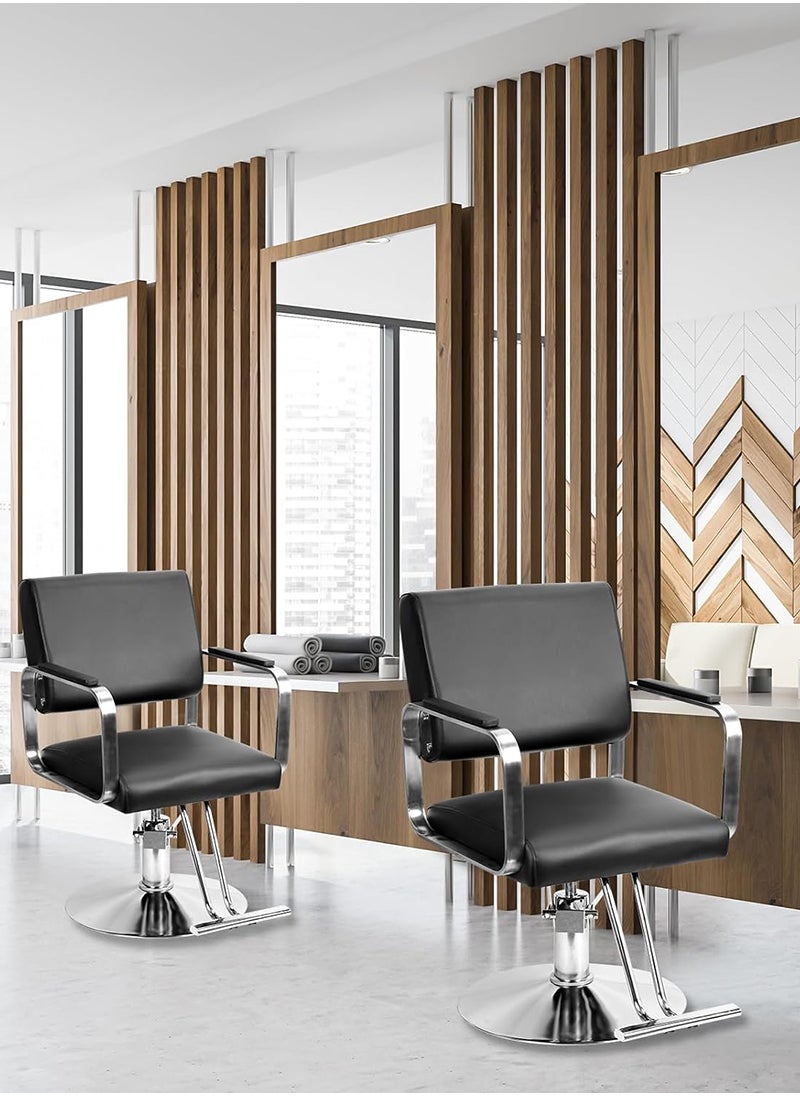 ETG ETG Hair Salon Chair, Styling Chair for Hair Stylist, Stylist Chairs for Salon with Height Adjustable, Beauty Shampoo Barber Chairs for Barbershop Women Man (1PC)  - Image 4