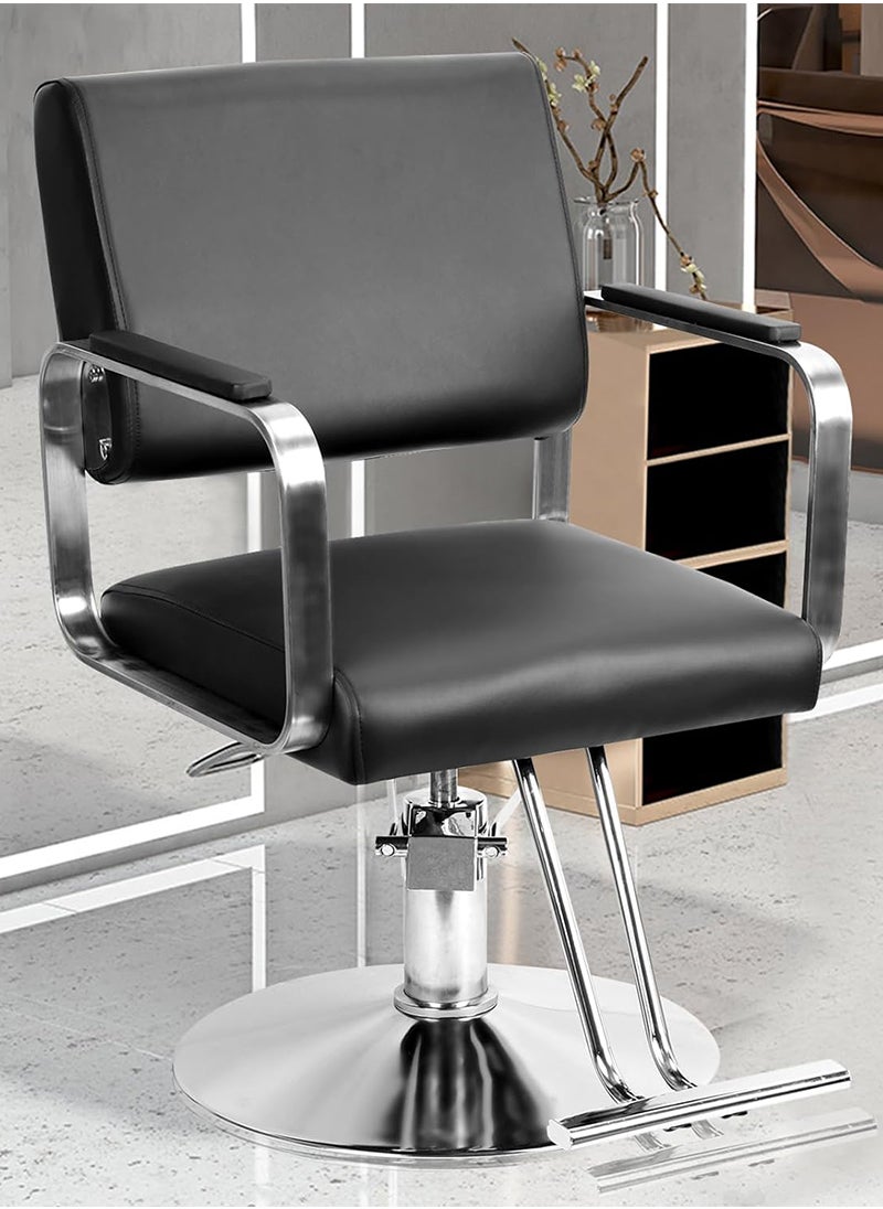 ETG ETG Hair Salon Chair, Styling Chair for Hair Stylist, Stylist Chairs for Salon with Height Adjustable, Beauty Shampoo Barber Chairs for Barbershop Women Man (1PC)  - Image 2