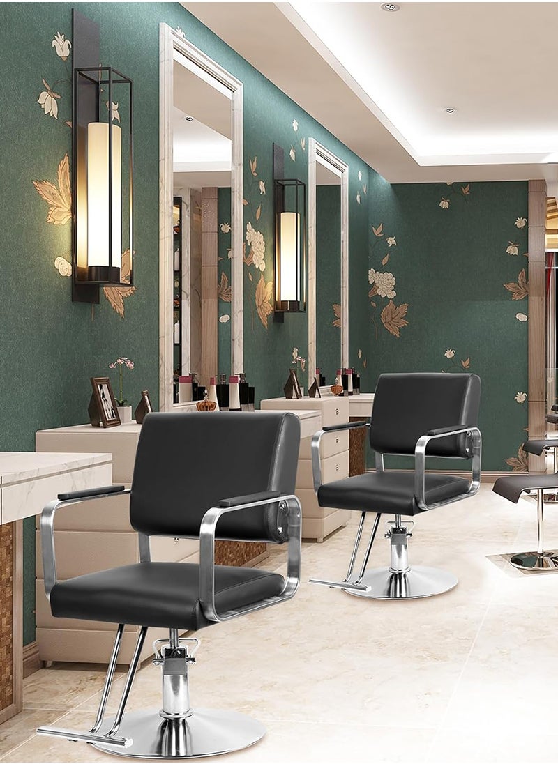 ETG ETG Hair Salon Chair, Styling Chair for Hair Stylist, Stylist Chairs for Salon with Height Adjustable, Beauty Shampoo Barber Chairs for Barbershop Women Man (1PC)  - Image 3