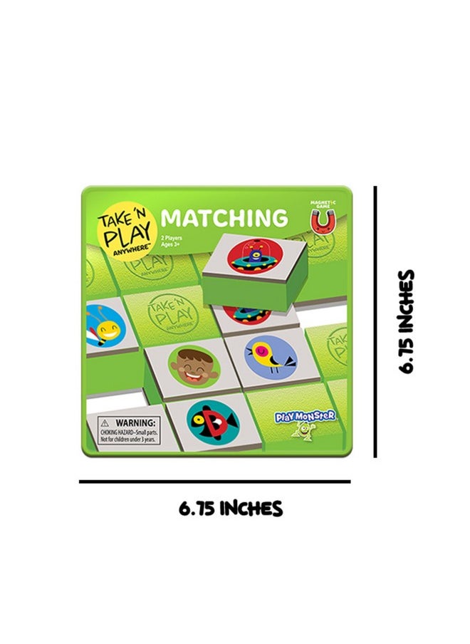 PlayMonster - Take N Play - Matching Game - Easy To Use, Hard To Lose - Fun On The Go Travel Game - For Ages 3+ - Image 1