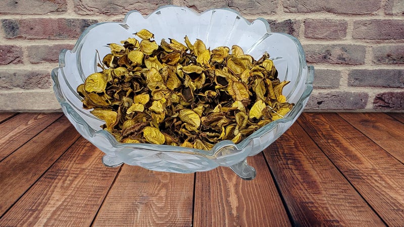 Pure Source India Unscented Dried Flowers Leaves Potpourri, 500 Gm, Yellow - Image 3