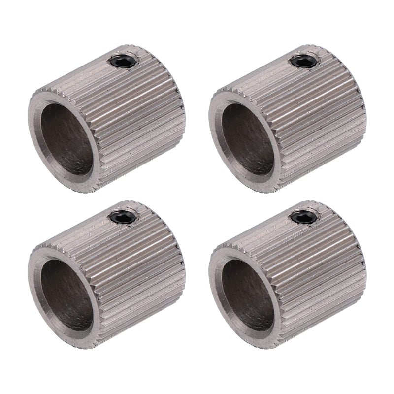 4Pcs Stainless Steel 3D Printer Extruder Feed Wheels for Smooth Filament Flow - Image 2