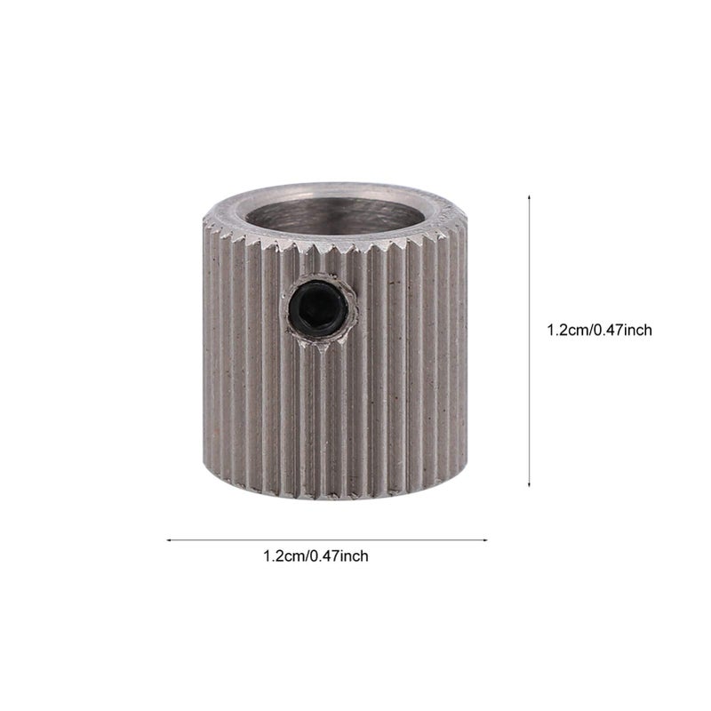 4Pcs Stainless Steel 3D Printer Extruder Feed Wheels for Smooth Filament Flow - Image 3