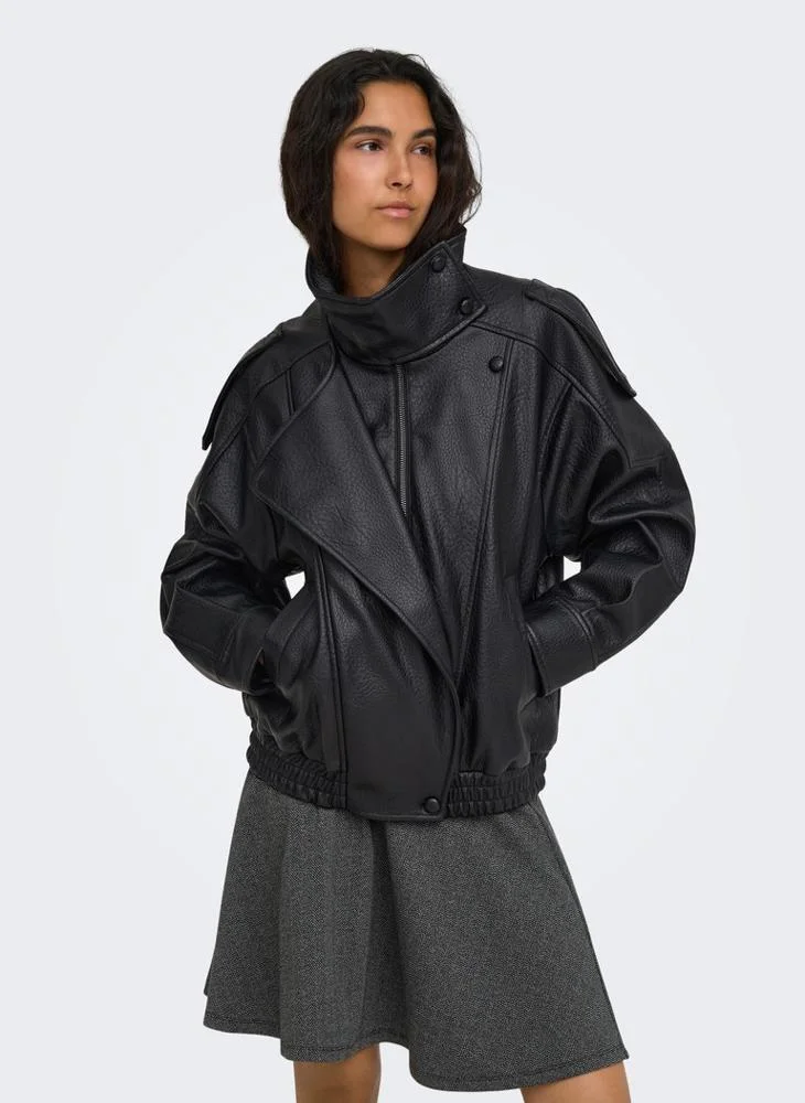 Only Onlvani Faux Leather Jacket