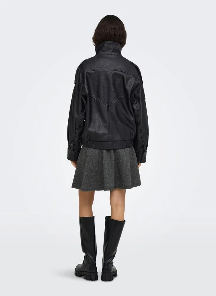 Only Onlvani Faux Leather Jacket