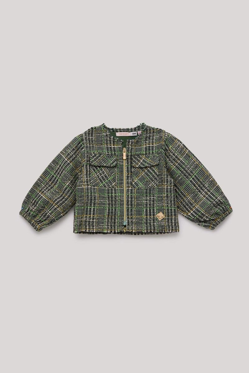 GB Baby Bg Store Baby Girl Plaid Jacket - Image 1