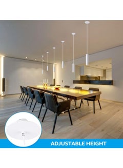 MODI Modi White Tube  Modern Pendant Lights Spot Light Downlight Kitchen Island Dining Room Shop Bar Counter Decoration Cylinder Pipe Pendant Lighting - Warm White  - Image 3