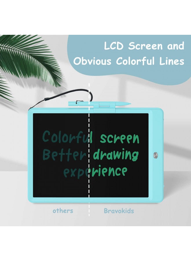bravokids 10 Inch LCD Writing Tablet for Kids, Erasable Drawing Tablet for Toddlers, Doodle Board for Boys, Learning Painting Pads Toys, Christmas Birthday Gifts for 3 4 5 6 Years Old Girls - Image 4