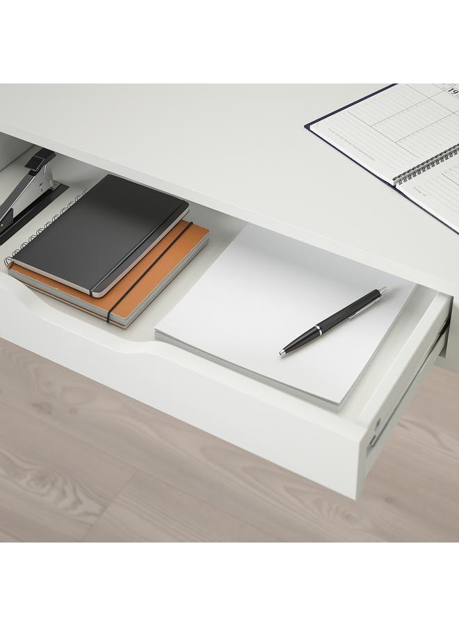 erorex Wall shelf, white/white, 119x29 cm - Image 4