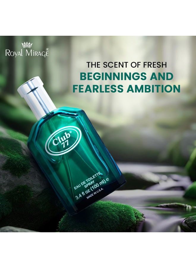 ROYAL MIRAGE Club 77 EDT Spray -100ml - Image 3