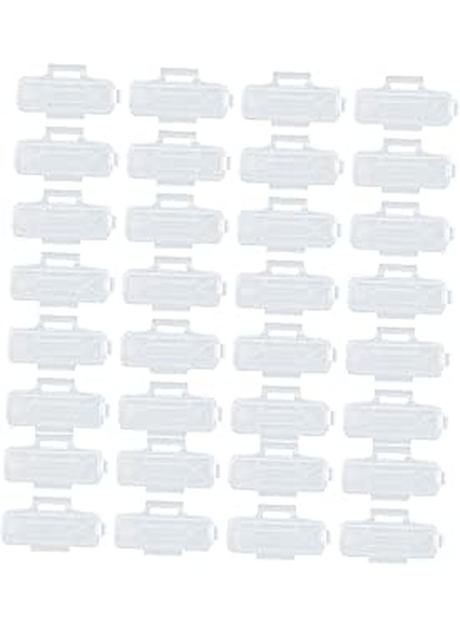 Cable Label Wire Name Holders 100Pcs for Home Office Cable Management - Image 1