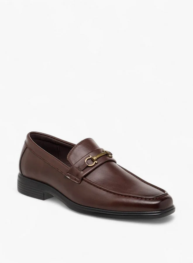 LBL by Shoexpress Metal Accent Slip-On Loafers
