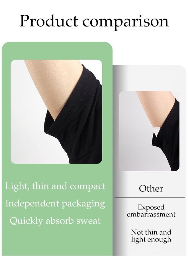 Generic Underarm Sweat Pads, Armpit Sweat Pads for Women and Men 【50 Packs】,Premium Sweat Shield Fight Hyperhidrosis,Extra Adhesive,Disposable Underarm Pads for Sweating Women,Non Sweat Armpit Protection,Comfortable Unflavored, Non Visible  - Image 4