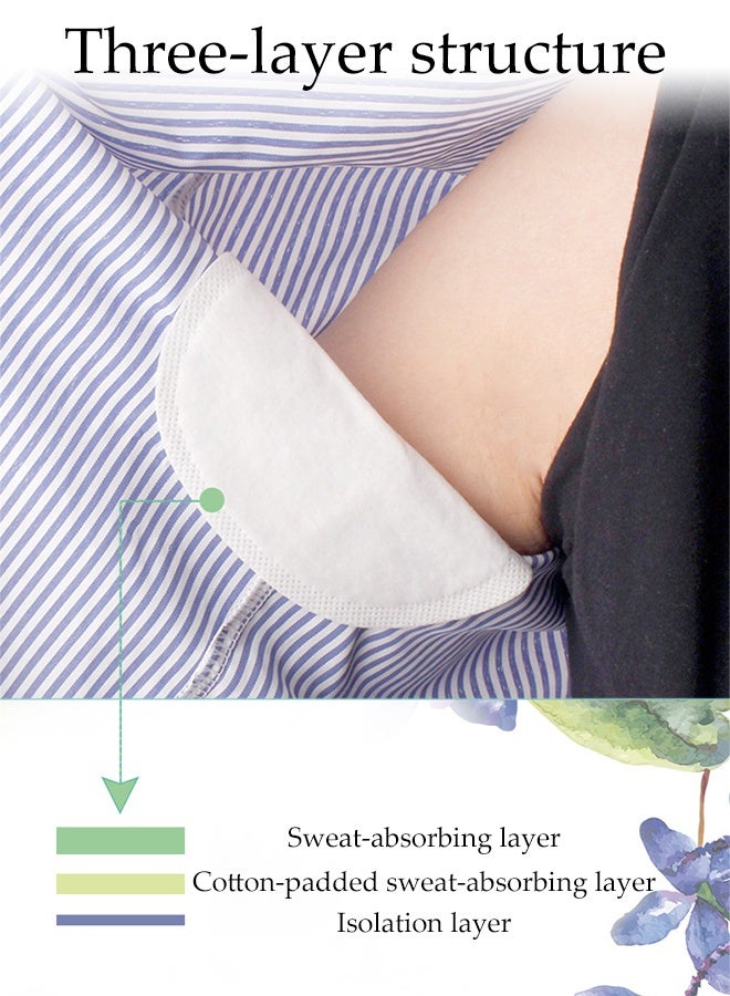 50 Pcs Underarm Sweat Pads,Disposable Armpit Pads,Quick-Dry, Absorbent, Invisible,Comfortable Unflavored,for Women and Men - Image 5