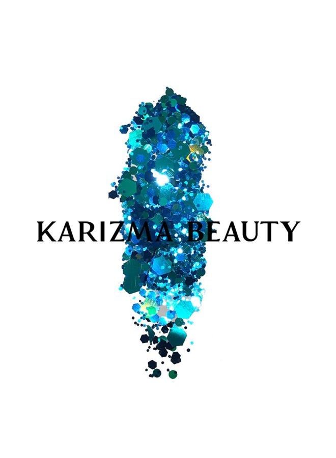 KARIZMA أحلام حورية البحر جليتر. 10 جرام من جليتر الوجه السميك، جليتر الشعر، جليتر العين، جليتر الجسم للنساء. جليتر الحفلات، ملحقات المهرجانات، مكياج جليتر تجميلي. - Image 4