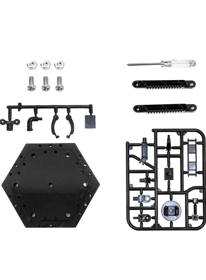 Hobby Action Base, Model Stand Hobby Display Stand Compatible with HG RG 1/144 Scale Figure Models, Black - Image 5