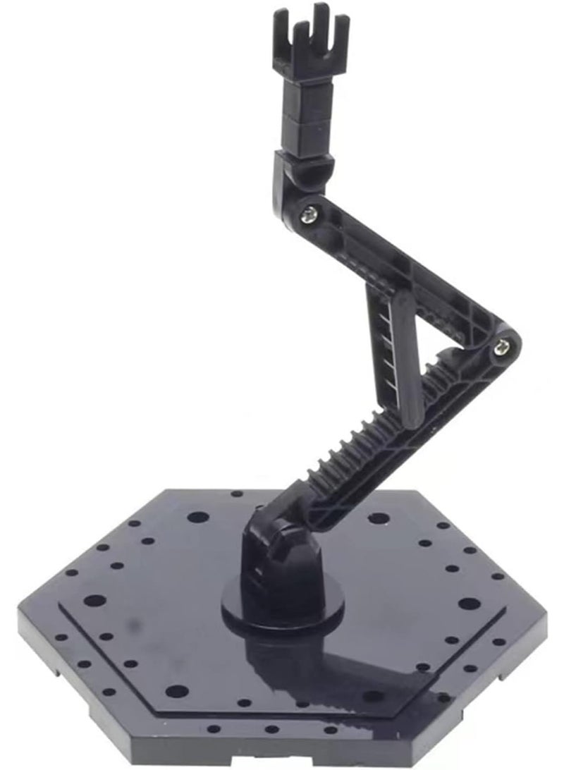 Hobby Action Base, Model Stand Hobby Display Stand Compatible with HG RG 1/144 Scale Figure Models, Black - Image 2