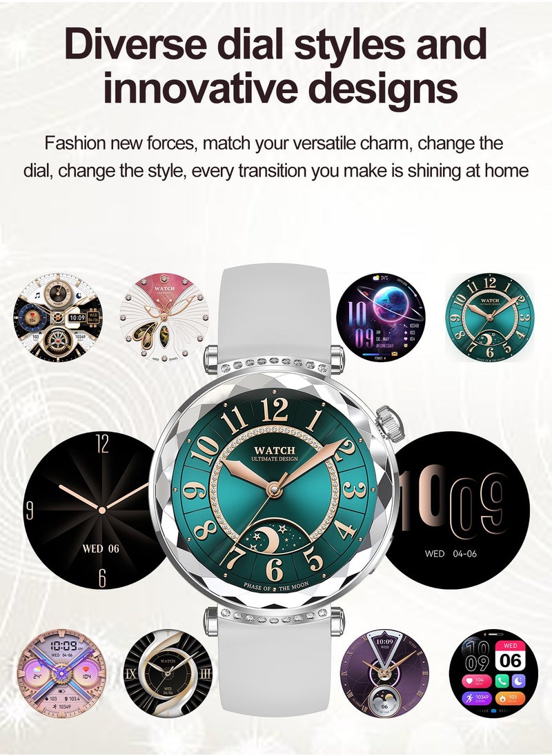 DOSCHER - Women's Smart Watch with 1.19" AMOLED Display – IP68 Waterproof, Control & SOS | Smartwatch Health Features: Women’s Wellness Tracking, Sleep & Calorie Monitor - Image 1