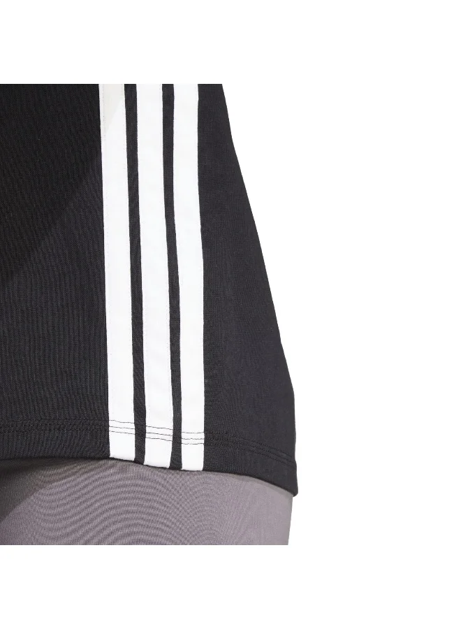 Adidas Essentials 3-Stripes Cotton T-Shirt