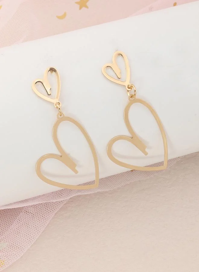 Take Two Heart Drop Earrings