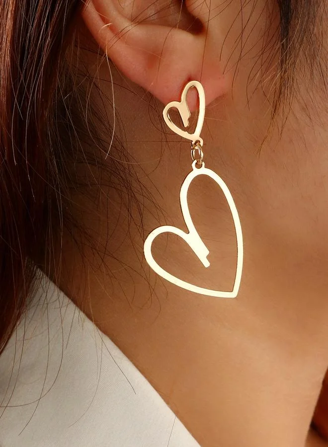 Take Two Heart Drop Earrings