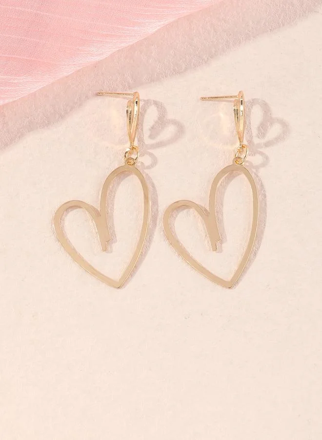 Take Two  Heart Drop Earrings for Women | Best Price UAE
