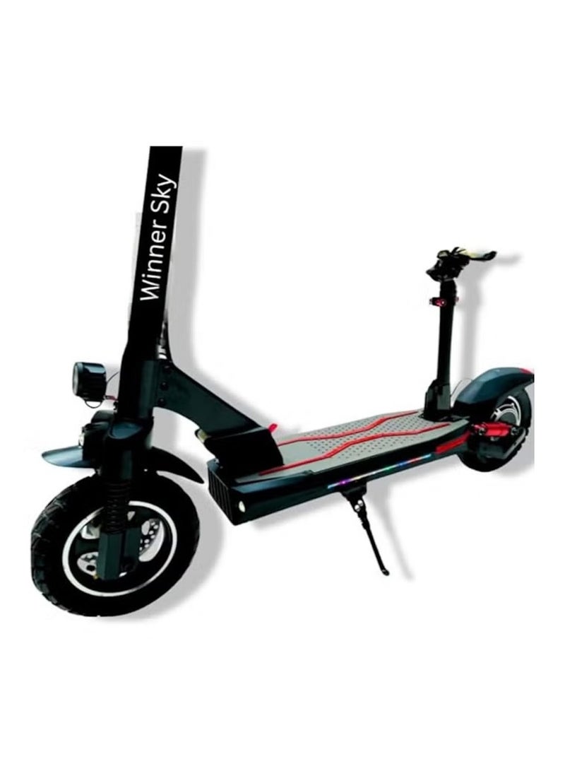 وينر سكاي سكوتر كهربائي E10 - محرك 1200 واط بتصميم أسود أنيق - Image 3