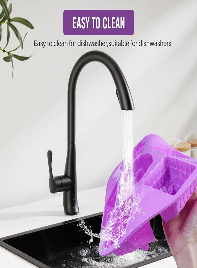 PhantomSky 6 Cell Silicone Gingerbread House Mould for Baking Cupcake Ice Cube Chocolate Jelly Candy Handmade Soap,Nonstick/BPA Free/Christmas Molds for Chocolate/Colors are Shipped Randomly - Image 3