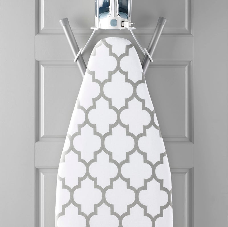 Whitmor Deluxe Ironing Board Cover and Pad (Ironing board not included) - Medallion Grey - Image 4