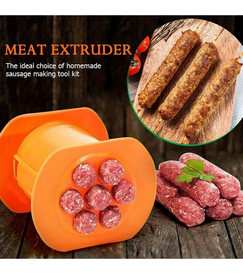 صانع النقانق الأخضر اليدوي مع آلة بثق sausage بسبع فتحات للمطبخ - Image 4