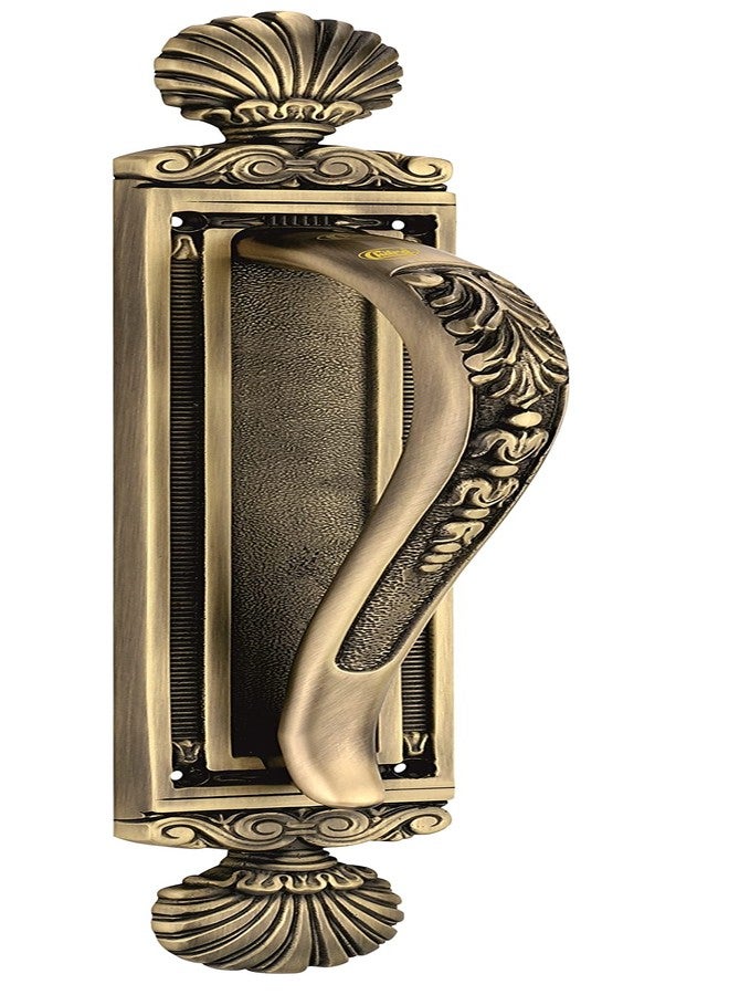 Chitra Brass Victorian Series Heavy Main Door Pull Handle Pack of 2 (15 Inch, Antique Brass Matt) - Image 4